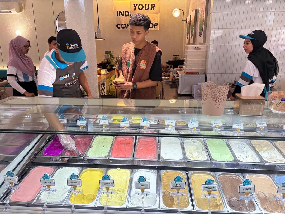 House of My Gelato di Jogja Punya 48 Varian Rasa